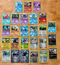 Lot 42 cards pokemon rare holo reverse Black and white Diamond XY