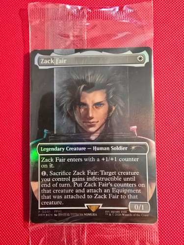 Carte promo zack - carte, mtg