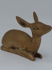 ANCIEN BIBELOT BICHE en laiton