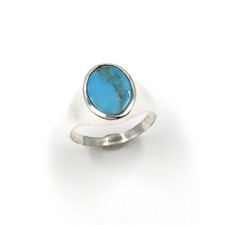 Bague sceau bague en argent