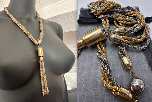 Collier pendentif chaînes - collier,