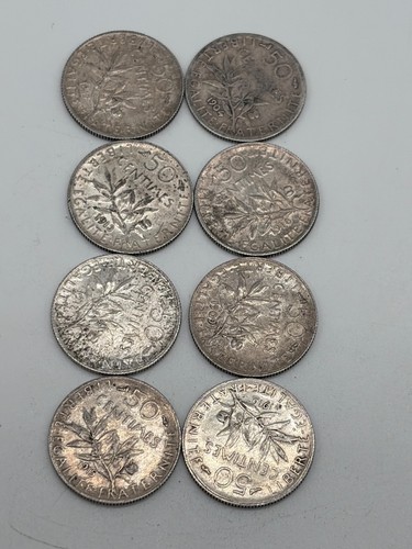 Lot pièces centimes - lot, 50