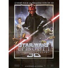 STAR WARS - THE PHANTOM MENACE French Movie Poster 3D - 47x63 in. - 1999 - Georg