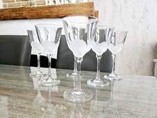 6 Verres A Eau Cristal D'arques Modèle Florence