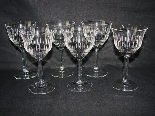 Ancien verre pied eau - pied, 6