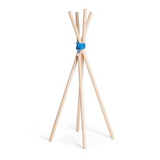 Porte-manteau Tipi bleu sur