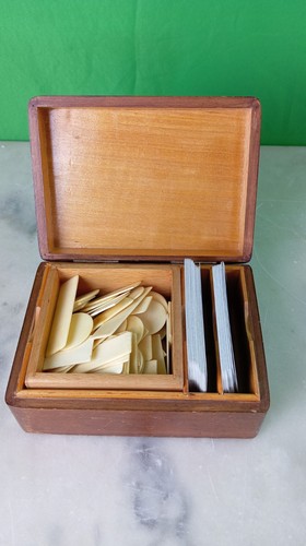 Coffret jeu carte ancien - de,