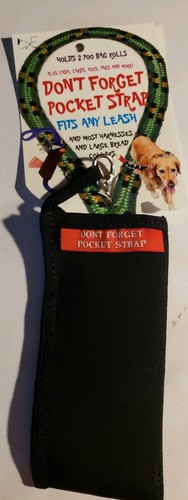 Don forget pocket strap no - don't, strap-no
