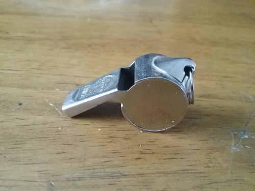 Vintage hampion metal whistle - hampion,