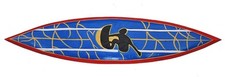 Planche De Surf Comme Décoration Murale 100Cm Surfer Surfboard Vague Mer