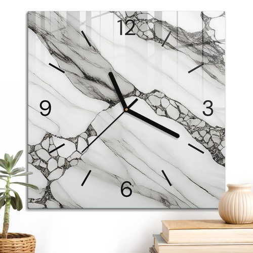 Horloge verre trempé - horloge, en