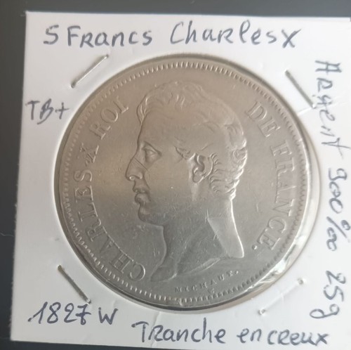 Francs charles x 1827 - francs,