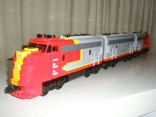 Lego train custom - custom, santa