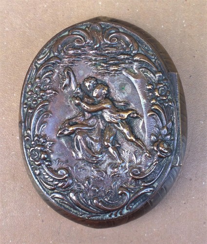 Ancien boite pilule - boite, à
