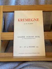 Kremegne 40 ans de peinture