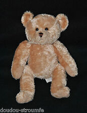 Peluche Doudou Ours DOUGLAS 2004 Beige Brun 25 Cm TTBE