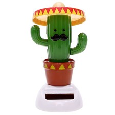 Figurine solaire cactus