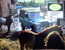Land Rover 88 Série THE legend ORIGINAL 1973 Constructeur OLD Brochure FRANCAIS