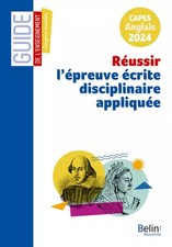 CAPES anglais 2024. Réussir l'épreuve écrite disciplinaire appliquée, Pasca