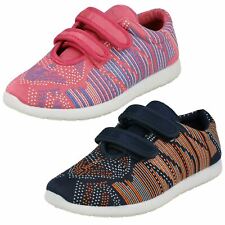 Filles H2443 Décontracté Crochet et Boucle Rose Chaussures Par Kettal / Reflex
