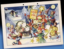 Beau Ancien Calendrier De