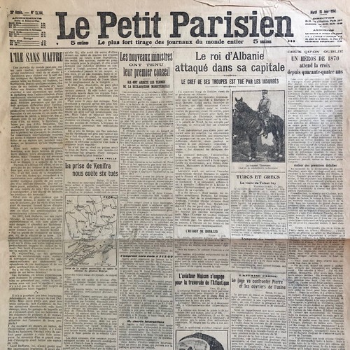 Journal petit parisien - journal,
