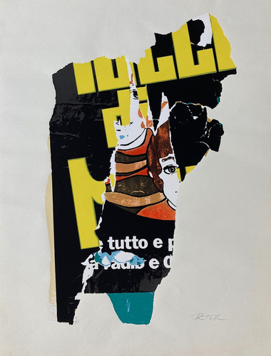 Mimmo rotella sérigraphie - rotella,
