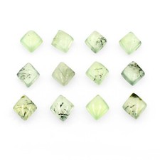 Vert Naturel Prehnite Lisse Perles Gemme Briolette 10X12mm Diamant Forme Lot
