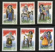 SERIE TIMBRES 2976-2981 NEUF XX - SANTONS DE PROVENCE