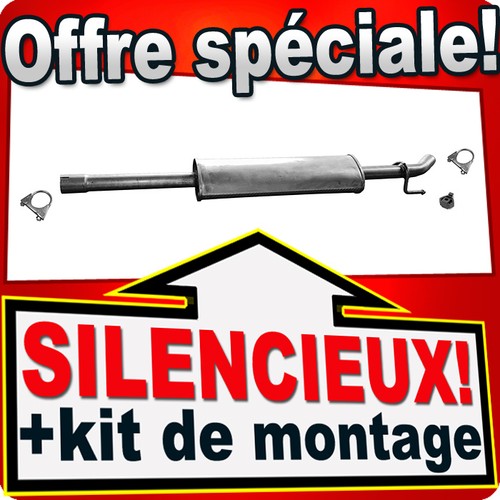 Silencieux intermédiaire pour - intermédiaire,