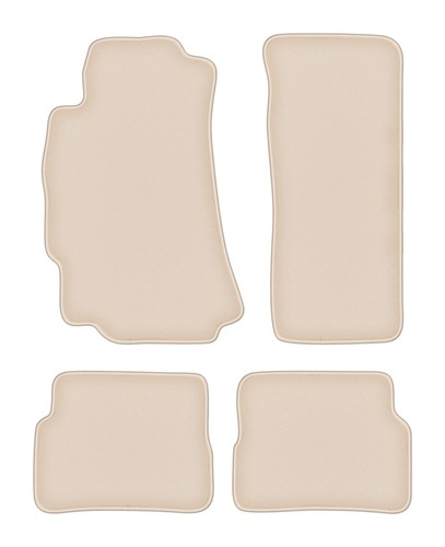 Tapis sol velours beige - tapis,
