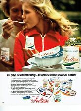  publicité Advertising 0722 1973  Chambourcy fromage blanc  yaourt sveltesse 