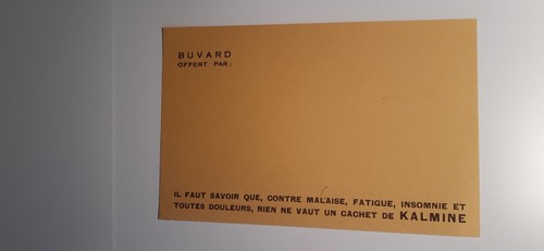 Buvard pharmacie malaise - buvard,