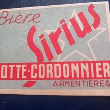 Ancienne étiquette bière