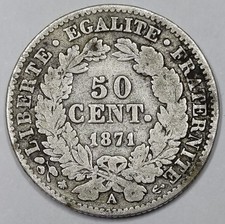 RARE Monnaie Argent, 50