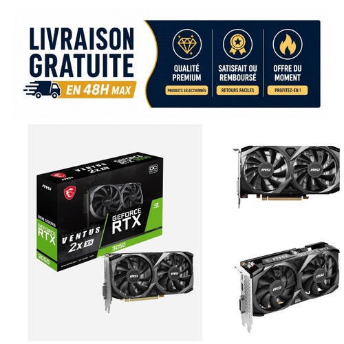 Msi geforce rtx 3050 ventus - 3050, 2x