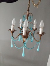 lustre pampilles opaline