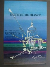 Affiche Georges Mathieu Institut de France 