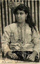 CPA AK MAROC Chanteuse