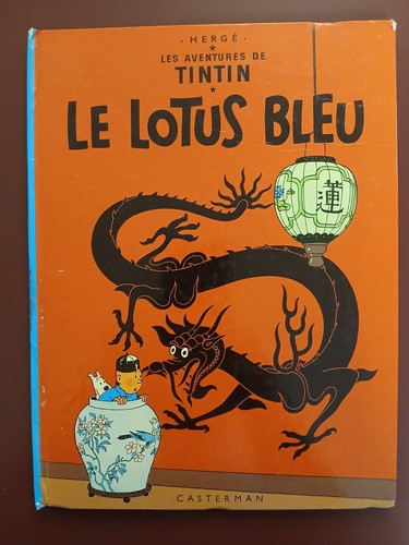 Herge lotus bleu les - herge-le, bleu-les