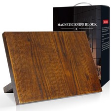 Bloc à couteaux magnétique – Porte-couteaux magnétique multifonction sans cou...