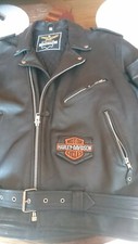 VERITABLE BLOUSON HARLEY DAVIDSON CUIR 