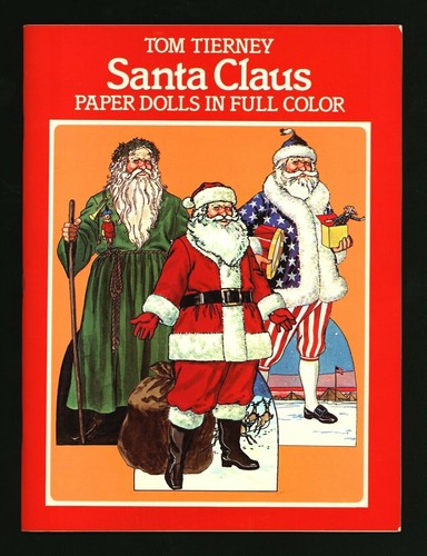 Santa claus paper dolls in - paper,