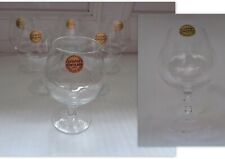 6 VERRES A COGNAC CRISTAL