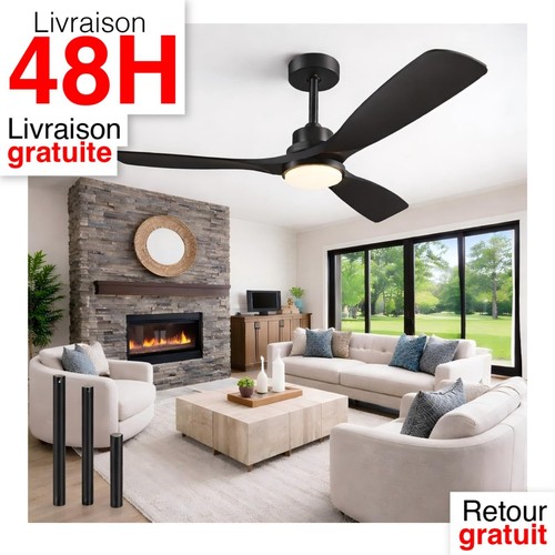 Ventilateur plafond 132 cm - de,
