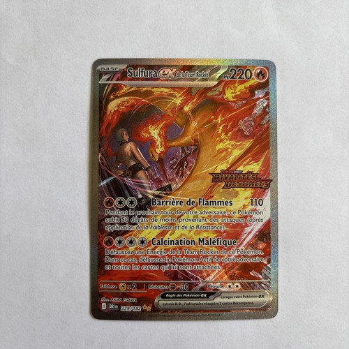 Carte pokemon sulfura la - pokemon, ex