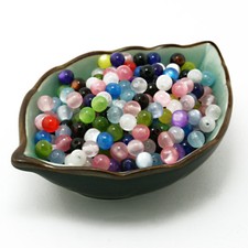 Perles oeil chat 6mm - 20,
