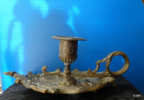 Bougeoir main époque - bougeoir,