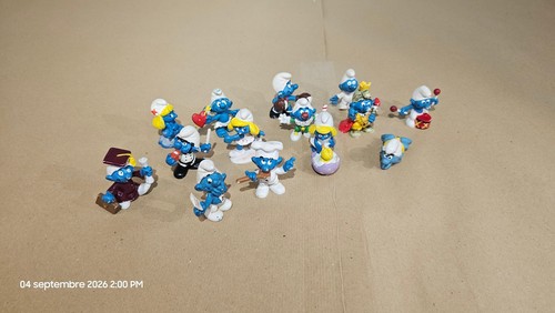 Lot figurines schtroumpfs - lot,