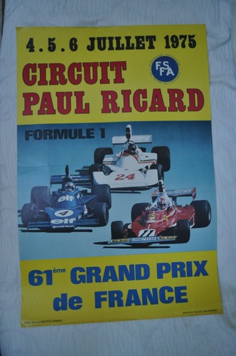 Affiche originale grand prix - originale,